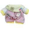 MAGIC SELECT Vestiti per Bambole Compatibili con il Peluche da 17 cm. Set di Vestiti e Accessori, Tuta Rosa e Bandana Gialla (Peluche non Incluso).