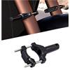 Biqing 1PC Staffe Di Montaggio Faro Per Moto,Universale Luce a LED Staffa di Montaggio per Manubrio/Montaggio Fendinebbia off-Road Faretto Staffa per Forcella Supporto Fisso per Lampada(23-61MM)