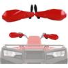 BIUGERCN Paramani ATV 22mm e 28mm Protezioni per Manopole Pannello Piccolo Universale per Raptor Grizzly 350 660 700 Warrior YFM 350 TRX 250-400EX LTZ400 QUAD Rosso