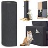 Jyvex 150x30cm Tappetino Tiragraffi per Gatti Autoadesivo, Proteggi Divano Gatti Graffi, DIY Climbing Cat Scratcher, Protezione Divano Graffi Gatto, Antigraffio Gatto Divano Grigio Scuro
