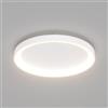 Klighten Plafoniera Led Soffitto Rotondo 56W 3500LM, Lampada da Soffitto Anello Moderna, Plafoniera Metallo per Corridoio Cucina Camera da Letto Soggiorno, Bianco Caldo 3000K, 48cm, Bianco