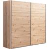 Composad | Armadio della Linea SYSTEMA, Armadio a 2 Ante Scorrevoli, Camera da Letto, (LxAxP) 250x223x67 cm, Colore Rovere Oak Mielato, Made in Italy