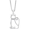 Bliss Collana Bliss Donna Funny Pets in Argento Cubic Zirconia 20073153 Funny Pets