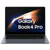 SAMSUNG GALAXY BOOK4 PRO 14" TOUCH SCREEN INTEL CORE ULTRA 5 125H 4.5GHz RAM 16GB-SSD 512GB M.2 NVMe-WI-FI 6E-WIN 11 PROF GRIGIO (NP942XGK-KG3IT)