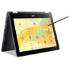 ACER CHROMEBOOK SPIN 512 R856TN-TCO-C8VU 12" TOUCH SCREEN INTEL N100 2GHz RAM 8GB-e-MMC 128GB-WI-FI 6E-ACTIVE STYLUS INCLUSO-CHROME S.O. BLACK (NX.KE5ET.007)