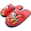 Disney Pantofola da Bambino di Topolino e Minnie, Ballet Flat, Rosso, 30 EU