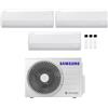 Samsung Climatizzatore Samsung Trial Split Inverter WindFree Avant S2 9000+9000+9000 BTU, AJ052TXJ3KG, Wi-Fi Integrato