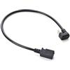 System-S Cavo USB 3.1 30 cm tipo C maschio a 2.0 Micro B femmina 180° U adattatore angolo turn