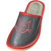 APREGGIO Pantofole Donna Pelle - Confortevole Pantofole da Donna Pelle - Comode Pantofole da Donna con Suola in Gomma - Pratici Scarpe Donna - Pantofole Pelle Leggere