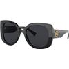 Versace 0VE4387 Occhiali, Black/Grey, 56/19/140 Donna