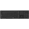 Rapoo Tastiera wireless (wireless, Bluetooth, tastiera, 2,4 GHz, batterie, adattatore USB) nero