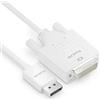 PureLink Cavo DisplayPort a DVI, risoluzione WUXGA 1920 x 1200, contatti placcati in oro, 3 m, bianco