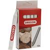 Oregon Multi Surface Marking Crayon - Confezione da 12 Pastelli Professionali con Struttura Antiscivolo a 6 Lati, Scrivono su Legno, Metallo, Cemento, Piastrelle, Ceramica, Plastica e Vetro - Bianco