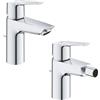 SET MISCELATORI GROHE START LAVABO E BIDET TAGLIA S CROMATO