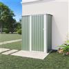 Parama Casetta da giardino in acciaio zincato verde 1,51x1,03xh1,96 m - 48kg- 1,55 metri quadri