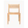Carl Hansen & Søn Sedia da giardino impilabile in legno di teak AH501