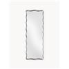 Westwing Collection Specchio a figura intera con cornice ondulata in metallo Reggie