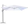MIlani Home DRAX - ombrellone 3x4 m con palo laterale e telo in nylon