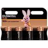 Duracell 4X Duracell C Plus (1 Blister da 4 Batterie) 4 Pile (LR14/MN1400/MEZZA TORCIA/BABY 1,5V)