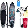 iBOARD SUP iBOARD 11' BLACK TIGER - SUP gonfiabile - opzione: start set