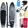iBOARD SUP iBOARD 11' BLACK TIGER - SUP gonfiabile - opzione: super set