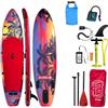 iBOARD SUP iBOARD 11' RED PALM - SUP gonfiabile - opzione: start set