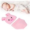 Hztyyier Puntelli per Fotografia per Neonati, Costume Lavorato a Maglia All'uncinetto, Cartone Animato, Animale, Cappello di Maiale, Pantaloni, Abiti per Foto per Bambini
