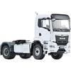 Wiking 077652 MAN TGS 18.510 4x4 BL Autocarro a 2 Assi, 1:32, Metallo,Plastica, Da 14 Anni in Su, Sistema di Controllo della Pressione degli Pneumatici, Griglia del Radiatore Apribile, Bianco