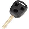 EBTOOLS 3 Pulsante Sostituisci Chiave di Telecomando Caso Borsette per Lexus IS200 GS300 LS200 RX300 per Lexus Is200 Chiave FOB Shell Cover Gs300 Telecomando Is250 Caso Rx450h Blank Llave Rx300