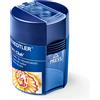 Staedtler Noris, temperino a due fori con serbatoio, colore blu, 512002