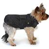 Croci Montreal - Cappotto per cani, Mantello invernale, Giacca impermeabile, Taglia 45 cm, Nero