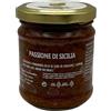 Donna Sikelia Pesto Rosso Siciliano con Pomodoro, Capperi e Olive Nere 180g - Condimento per Pasta e Bruschette - Artigianale, Senza Conservanti - Made in Italy - Donna Sikelia