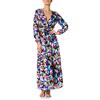 goldenpoint Mare Damen Langes Kleid V-Ausschnitt Bohemian Ikat Prendisole, Multicolore, S Donna