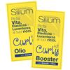 CARMA ITALIA Srl Silium Kit Curly Olio + Booster Trattamento Rivitalizzante Capelli Ricci con Jojoba Estratti Di Riso 2 Bustine x12ml