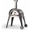 ALFA FORNI FORNO CIAO A LEGNA CON CARRELLO ARDESIAGRAY FXCM-LGRI-T
