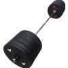 Blue Gym Set di Dischi Olimpici Gommati Hi-Temp Bumper+ Bilanciere - 140 Kg