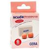 Earplug Tappo Auricolare Earplug Scudo In Cera 6 Coppie 12 St