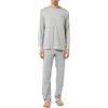 Tommy Hilfiger Set Pigiama Uomo LS Jersey Pj Set Lungo, Grigio (Light Grey Heather), M