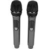 Bewinner Microfono Wireless, Macchina Portatile per Karaoke con Microfono Portatile con Display a LED, per Karaoke/Canto/Festa/Matrimonio/conferenza(Nero)