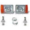Autokit Fari Led Fiat Panda 141 4x4 Luci H4 Anteriori Fanali Lampade Lampadine kit