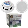GK SOUND 2 PLMR605W altoparlanti marini nautici sistema 2 vie da 200 watt rms 400 watt max da 16,5 cm 165 mm 6,5 di diametro bianchi impermeabili piscina barca hotel, a coppia