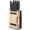 Victorinox Swiss Classic, da 11 pezzi Blocco portacoltelli provvisto, con coltello da cucina e pelapatate inclusi, legno