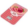 TM Electron TMPBS027 - Bilancia da cucina digitale, ultra sottile, con motivo fragole, vintage, ideale per pasticceria e alimenti