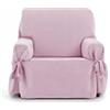Eysa Levante Copripoltrona 1 posto con lacci, per poltrone di 80 cm-120 cm schienale indicativamente (circa 55 cm - 60 cm di seduta del poltrona), rosa.