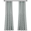 Lush Decor Tenda per finestra in ciniglia blu pastello, 213,4 x 101,6 cm, coppia di pannelli
