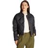 Tommy Hilfiger Donna Bomber Casual Quilted Down Trapuntato, Nero (Black), L