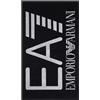 EMPORIO ARMANI Telo mare Uomo Nero con maxi logo