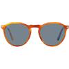 Persol Occhiali da Sole PO3286S 96/56 Terra di Siena/Azzurro Unisex