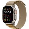 Apple Watch Ultra 2 GPS + Cellular 49mm Cassa Titanio Naturale con Tan Alpine Loop - Large