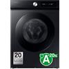 Samsung Lavatrice 11 Kg Classe A Profondità 60 cm Centrifuga 1400 giri Inverter Vapore Wi-Fi Ecodosatore colore Nero - WW11DB7B94GBU3 BESPOKE AI